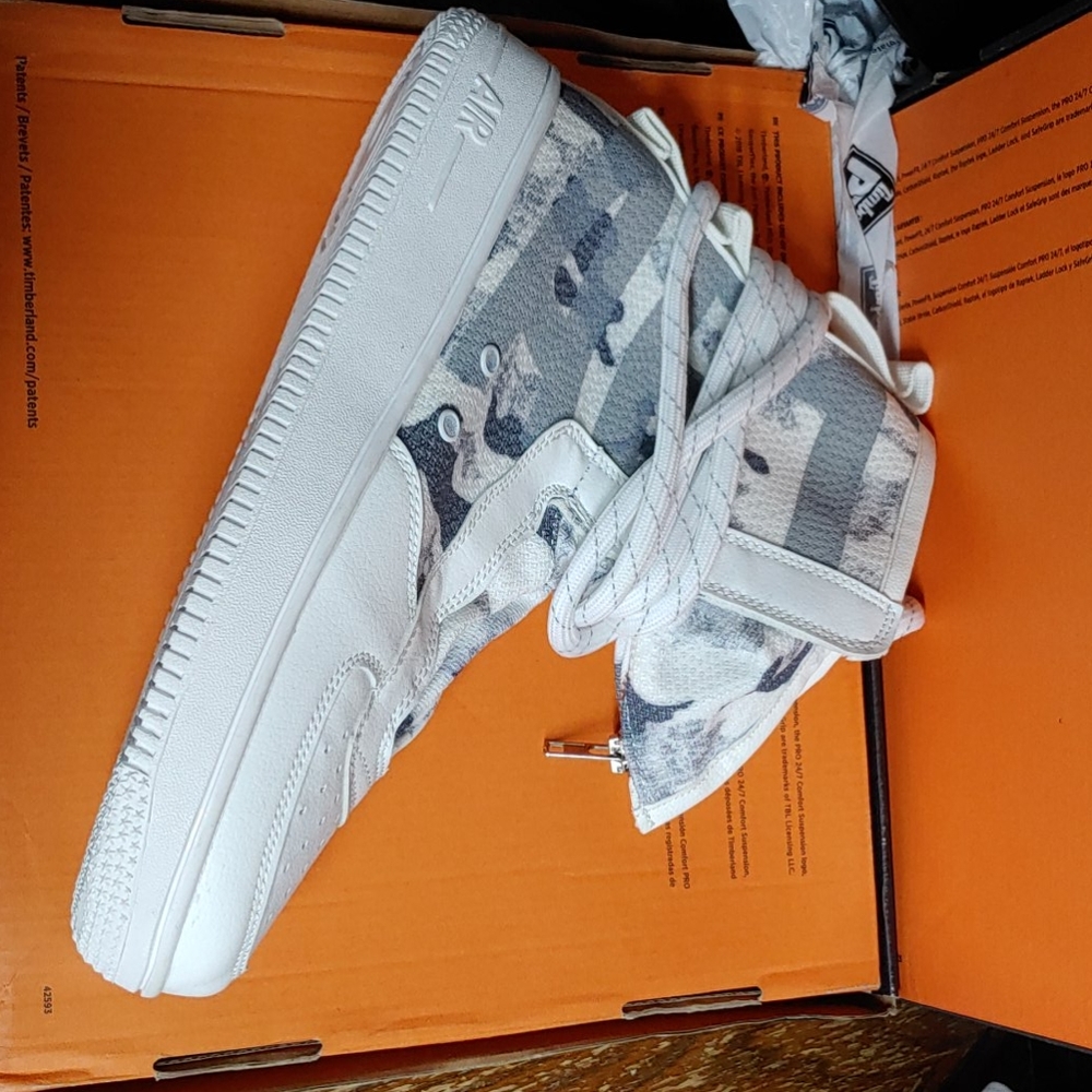Fashion Air High-Top Boot Sneakers w/Zipper Mens 9